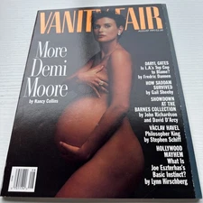 #N92- 1991 Vanity Fair Magazine v.54 #8 Demi Moore VF/NM 9.0