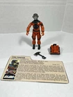 GI Joe Hasbro 1985 Barbecue V1 Incomplete With Filecard