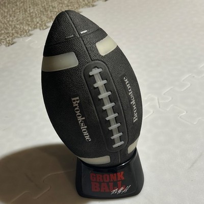 Brookstone Gronk Ball Football Black White Sports Ball for Football Game Play