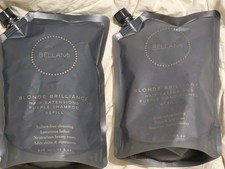 Bellami Blonde Brilliance Purple Shampoo Conditioner Hair Extensions 33floz ea