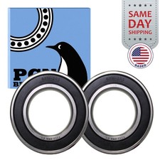 2 6211-2RS Premium Rubber Seal Ball Bearing C3 EMQ, 55x100x21, 6211 2RS 6211rs