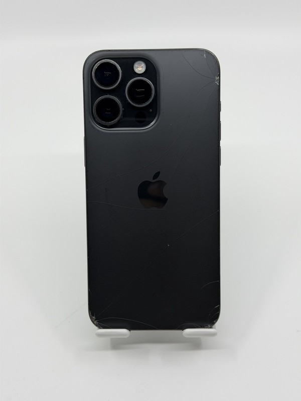 Apple iPhone 15 Pro Max 256GB Black Titanium For Parts Only AS-IS Please Read