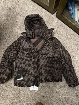 Men s Women s Authentic Fendi Puffer Jacket Reversible 50 52 M L See Description