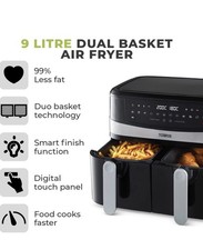 Tower T17088 Vortx 9L Dual Basket Air Fryer. 