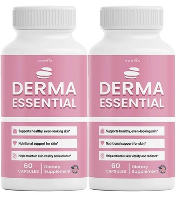 Derma Essential Capsules Premium Derma Essential for Skin Clarity (2 Pack)