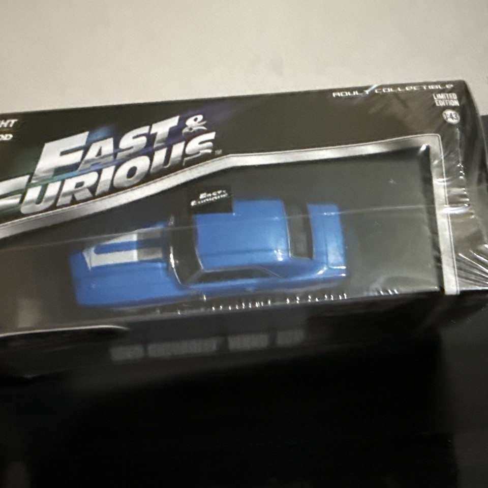 Miniature Greenlight Fast & Furious – Chevrolet Yenko Camaro 1970 échelle 1/43