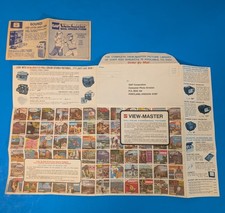 Vintage GAF View Master Mail Order Form Pamphlet Envelope Sheet 1960s 1970s