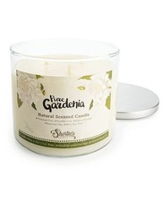 14.5 Oz Gardenia Highly Scented Natural 3 Wick Candle 100 Soy Clean Burn