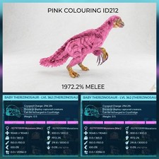 ARK ASA Therizinosaur  BABY PAIR Top Melee 1972% Official PVE PC/PS5/XBOX ✅