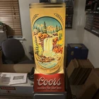 Vintage Rotating/spinning Coors Beer Can Advertising Lighted Sign Bar Light READ