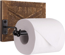 Rustic Farmhouse Toilet Paper Holder - Farmhouse Bathroom Country Decor - Rustic