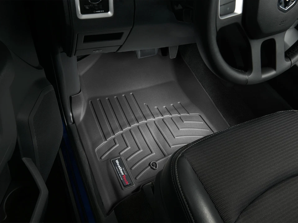 WeatherTech FloorLiner for 2009-2011 Dodge Ram Truck 1500 - 1st Row, Black - Image 2 of 4