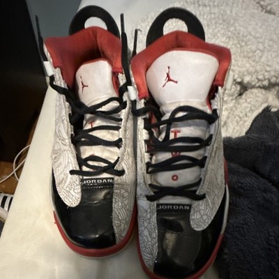 Jordan Dub Zero Air Jordan Boys Sneakers White Black Red DV1360-160 Size 5Y