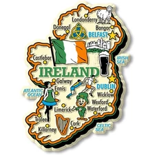 Ireland Jumbo Country Magnet by Classic Magnets