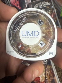 Dante&rsquo;s Inferno PlayStation Portable PSP Complete Manual & MINT CONDITION disc!
