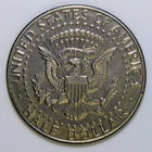 Double Sided Kennedy Half Dollar Clad Coin, Two Tails k353
