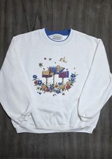 Vintage Basic Editions Nature  Mailbox Sweatshirt Double Collar, No Size Tag