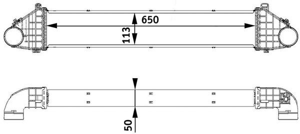 Mahle CI 139 000P LadeluftküHler FüR Volvo-image
