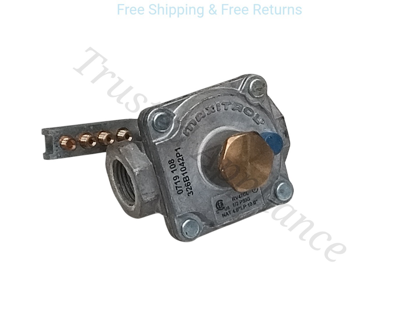 GE Gas Glass Flat Stove Pressure Regulator 326B1042P1 RV47CL