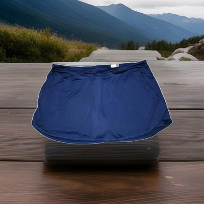 Tek Gear 4X Plus Navy Skort Activewear Tennis Golf Running Pickleball Skirt NWT