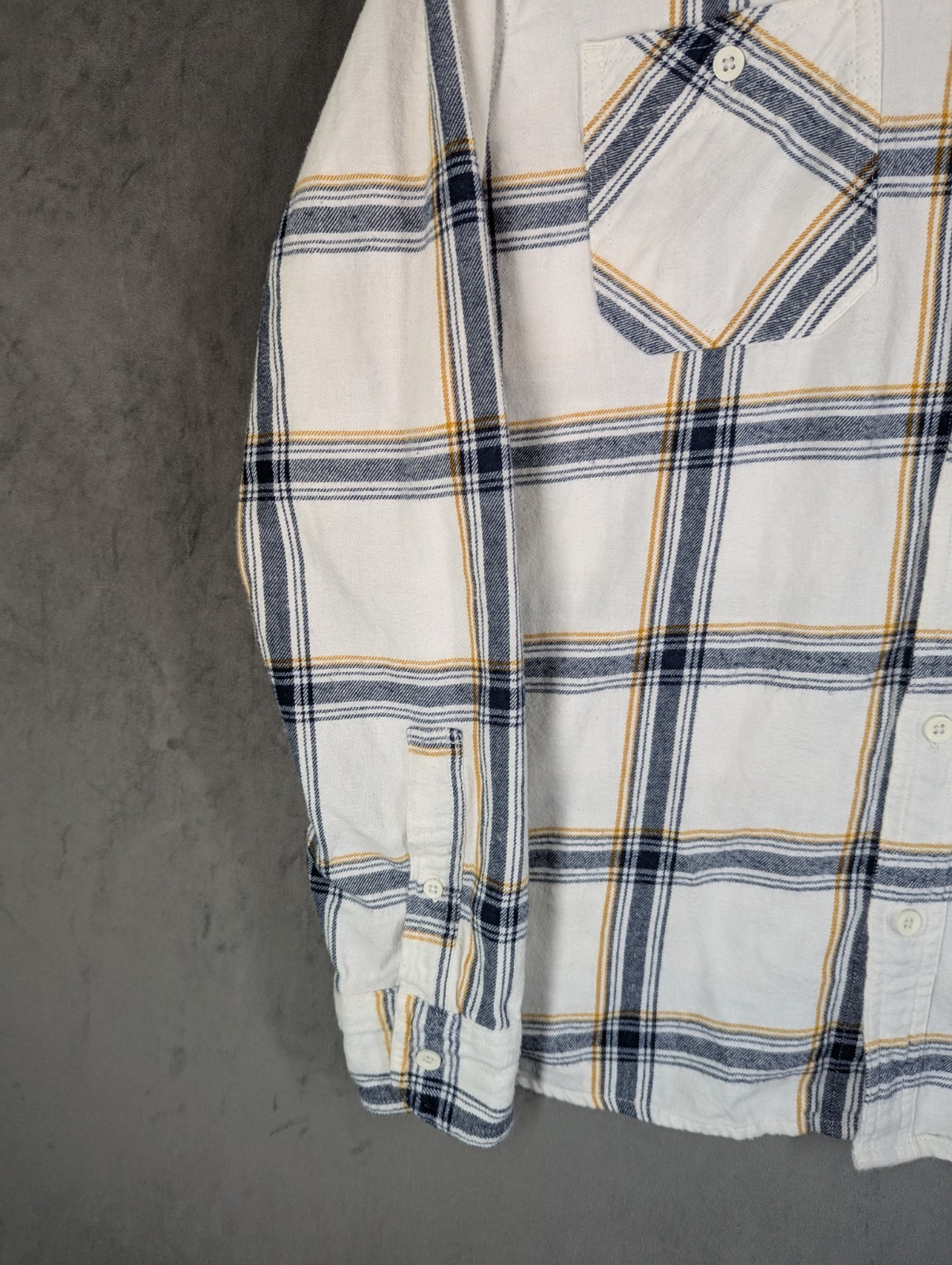 Levi's Flannel Shirt Men's Size Small Casual Button Up Plaid Long Sleeve Classic image 5
