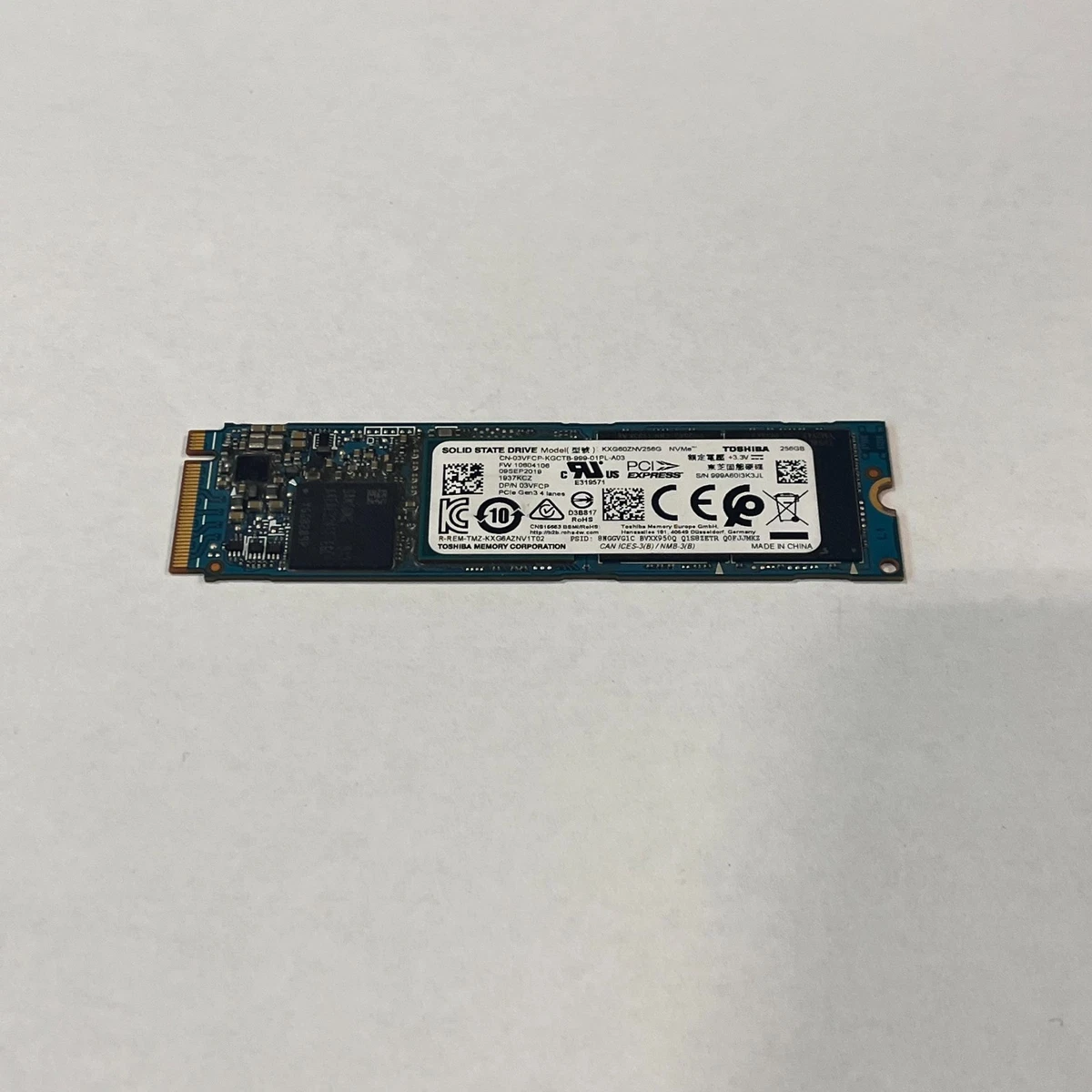 Toshiba M.2 Interface 256 GB Solid State Drives for sale | eBay
