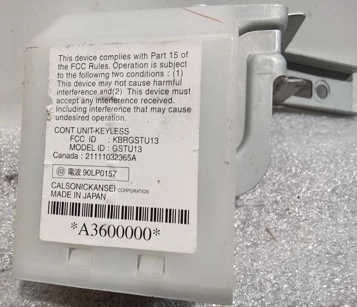 Módulo de control de antena de presión de aire de neumáticos Infiniti FX35 FX45 2005-2008 TPMS Foto 2 de 4