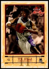2004 T.J. Ford Fleer BASKETBALL #3 Milwaukee Bucks