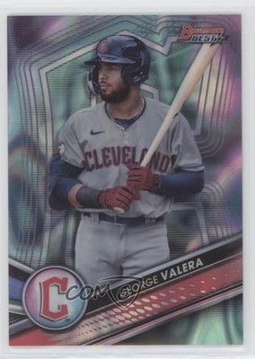 2022 Bowman's Best Top Prospects Aqua Lava Refractor 6/199 George Valera i5f