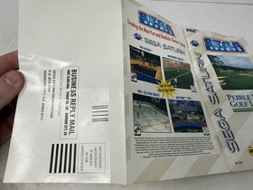 Pebble Beach Golf Links (Sega Saturn)  CIB Complete w Reg Card & Tested
