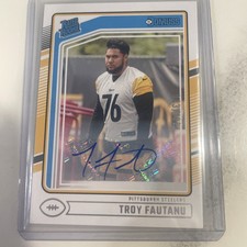 2024 Panini Donruss - Rated Rookie Autographs #360 Troy Fautanu /199 (AU, RC)
