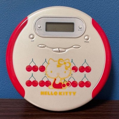 Hello Kitty Retro Portable CD Player (Tested and Working) USED