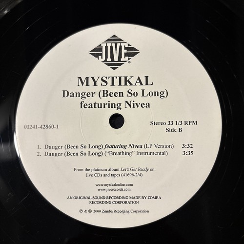 Mystikal Danger 12” Single 2000 Zomba VG+ - Foto 5 di 7