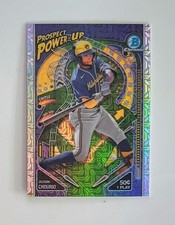 2024 Bowman #PP-6 Jackson Chourio Prospect Power-Up Mojo Refractors