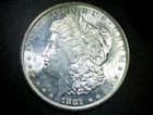 1881-S Morgan Silver Dollar • AU/MS