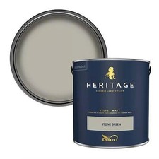 Dulux - Heritage Velvet Matt Emulsion - 2.5L - Stone Green