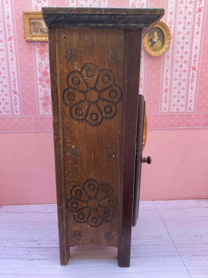 ANCIENNE ARMOIRE MEUBLE BRETON PR POUPEE MODES ET TRAVAUX BLEUETTE LOULOTTE - Photo 2/4