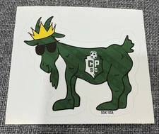 🐐 GOAT USA NY Clothing Rare Carle Place Soccer Club Sticker - New - Limited