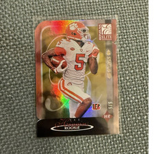 Panini 2020 Donruss Elite Tee Higgins Rookie Serial #2KR-TH Clemson Bengals 5/5