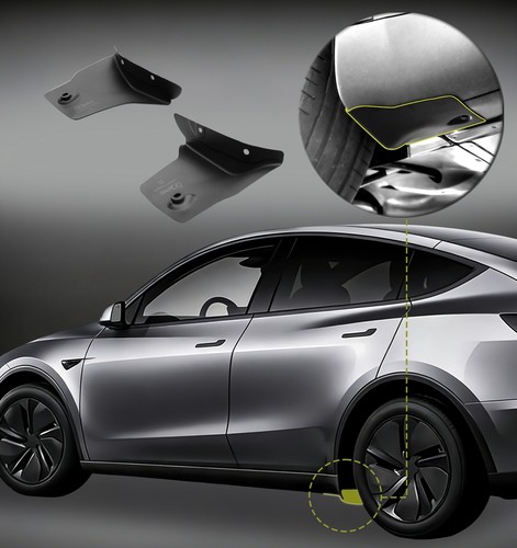 Side Skirt Metal Protection Guards Tesla Model Y first Gen 20-24