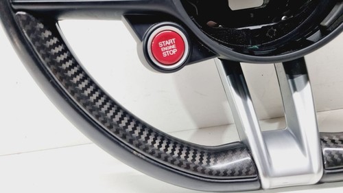 2018 Alfa Romeo Giulia Quadrifoglio carbon Steering wheel 6000628862 6000627920 - Picture 5 of 7