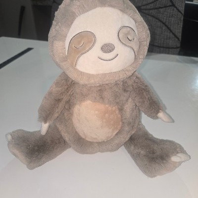 FAO Schwarz Glow in the Dark Sloth Plush Stuffed Animal LED Light Up 10 inch