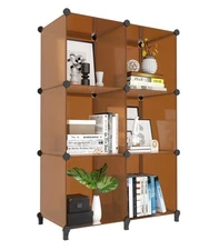 6-Cube Storage Organizer Closet Shelf Bookcase Bookshelf with Metal Hammer Cubes
