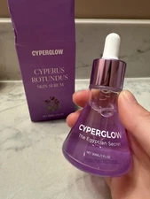 NIB CyperGlow - Cyperus Rotundus Skin Serum, 30ml CyperGlow Oil,Gentle Care