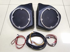 Rear Trunk 5.25" Speaker Pods Kit w/ Speakers For Harley Touring Street Glide