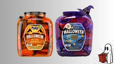 Utz Halloween Pretzels & Mini Cheddar Cheese Balls Snack Pack, 2 Pack FREE SHIP