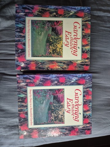 Gardening Made Easy Step By Step To A Beautiful Garden Hardcover Binder Book Set - Picture 1 of 4