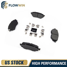 Front Ceramic Brake Pads W Hardware For 2014-2018 Mazda 3 3 Sport 2.0l Front Ceramic Brake Pads W Hardware For 2014-2018 Mazda 3 3 Sport 2.0l