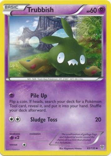 Trubbish - 63/135 - Uncommon Lightly Played Plasma Storm