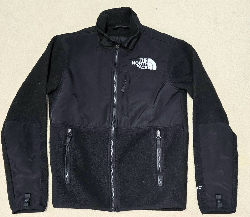The North Face Denali Jacket G12 Kids Black Polartec Fleece Long Sleeve Zip